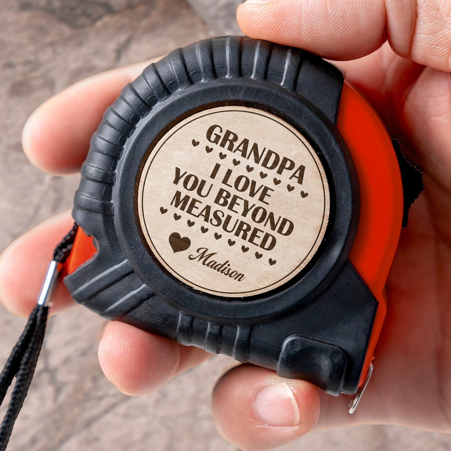 We Love You Beyond Measured - Personalized Tape Measure