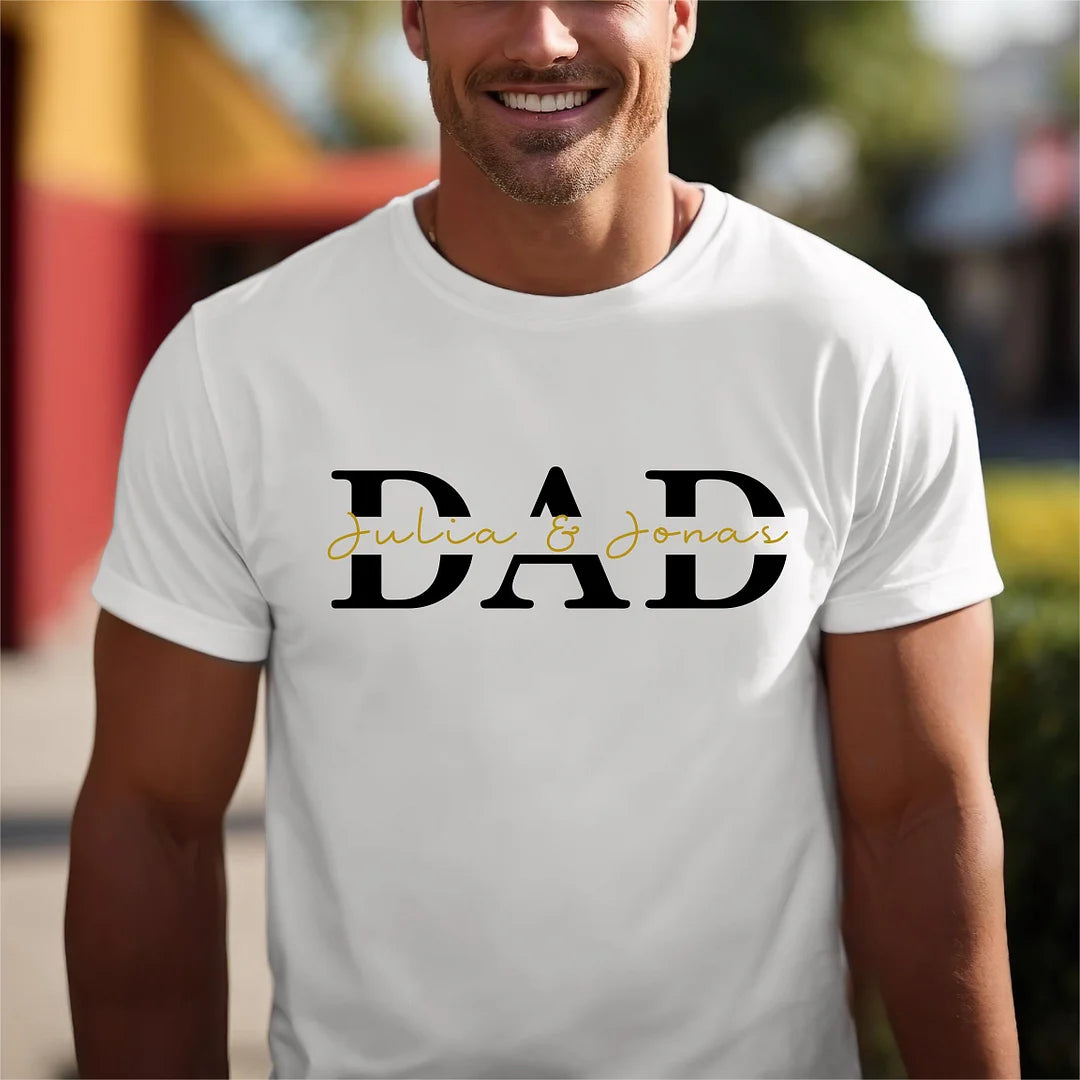 Dad Hoodie Personalized, Father T-Shirt Gift, Cool Dad Printing/Embroidery Sweatshirt