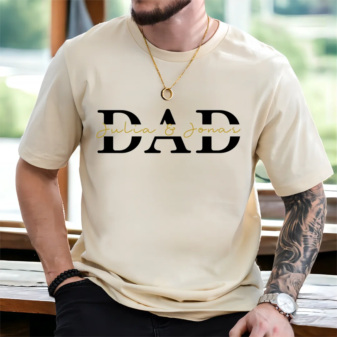 Dad Hoodie Personalized, Father T-Shirt Gift, Cool Dad Printing/Embroidery Sweatshirt