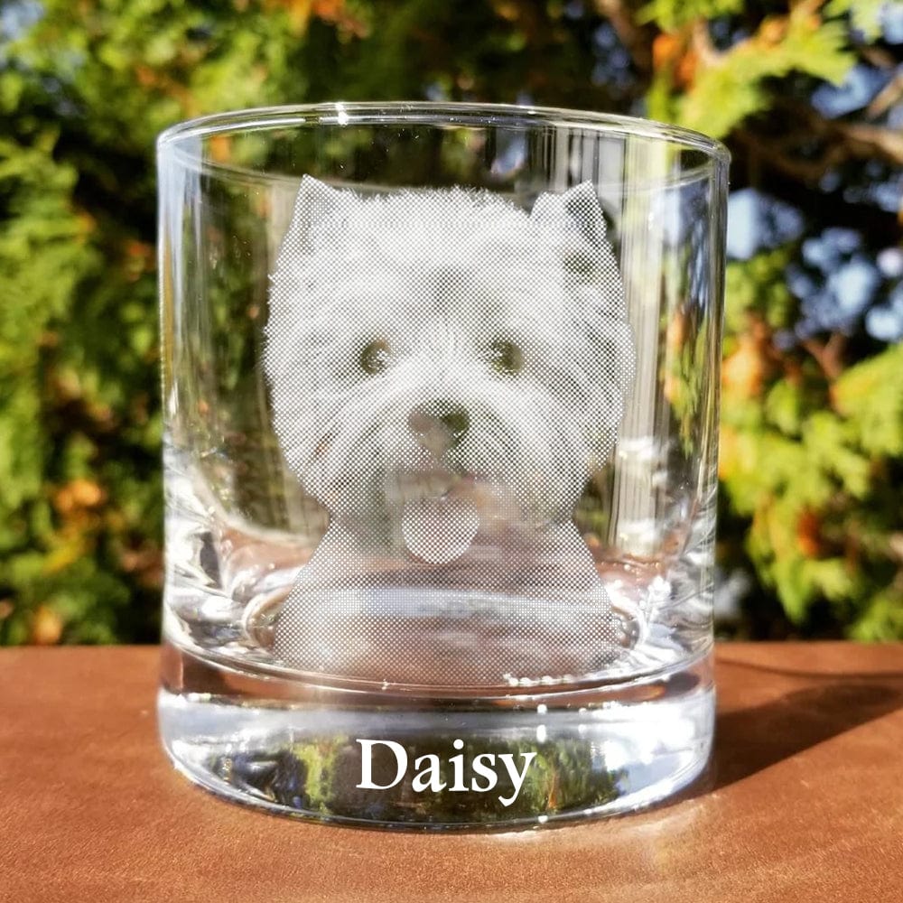 Custom Photo From The Reasons You Drink For Dog Lover Rock Glass