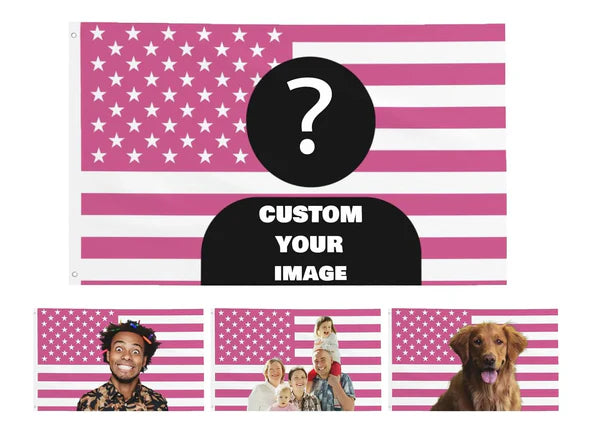 Custom Photo USA Flag