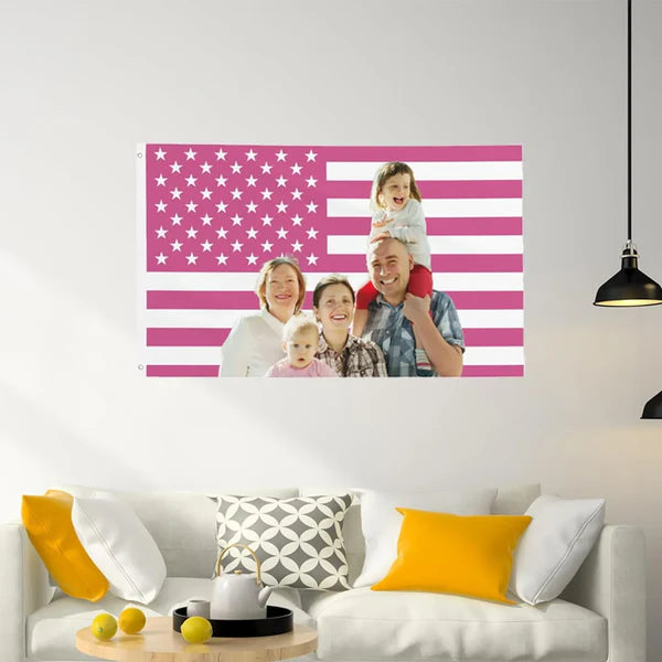 Custom Photo USA Flag