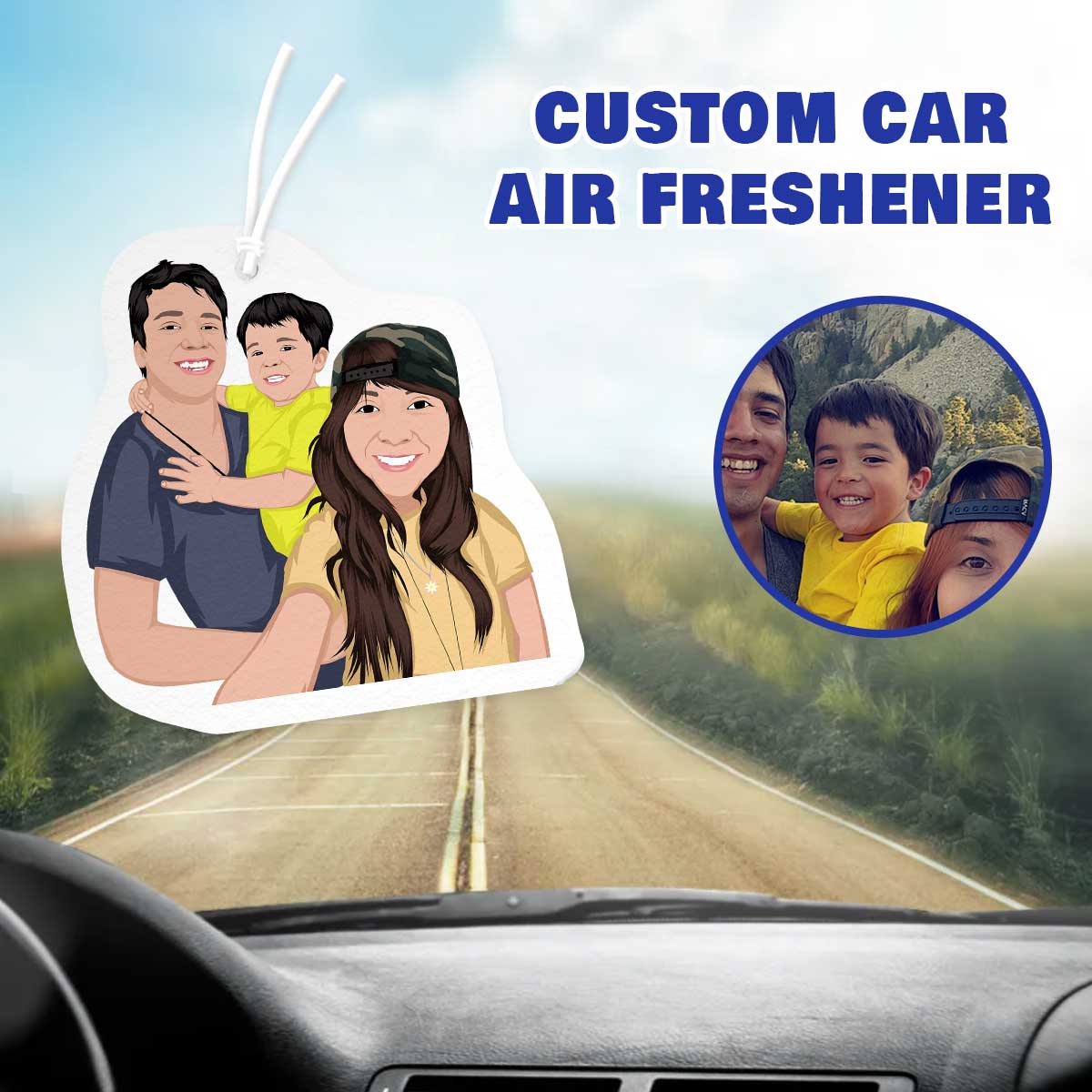 Turn Photos into Hand Drawn Air Fresheners