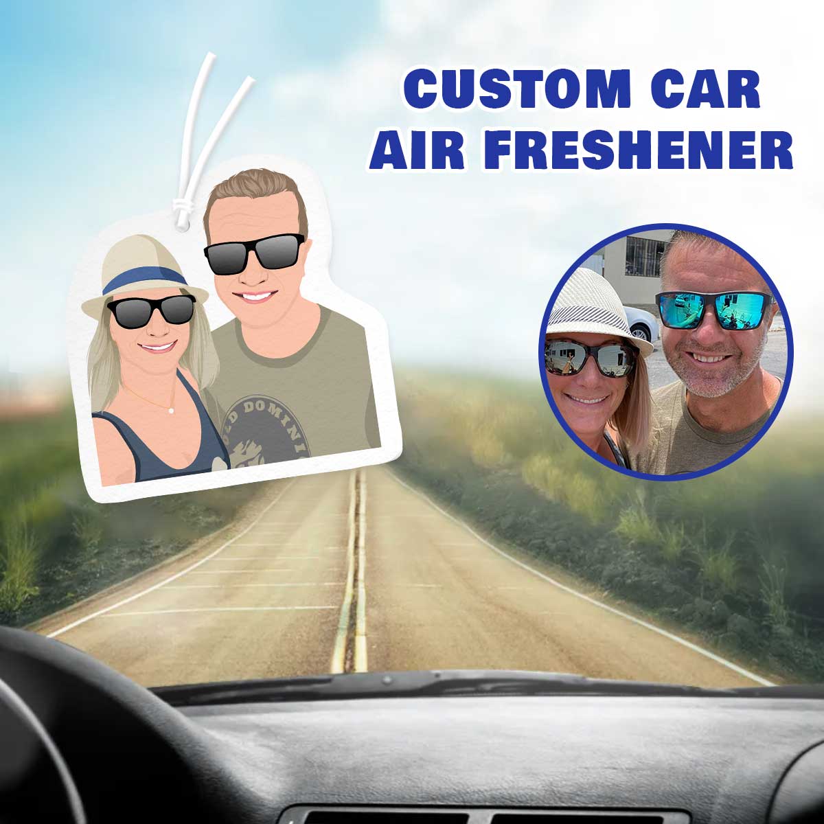 Turn Photos into Hand Drawn Air Fresheners