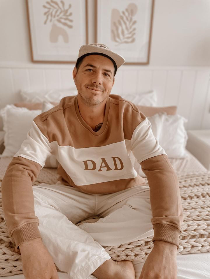 Embroidery Dad/Mama Family Sweatshirt