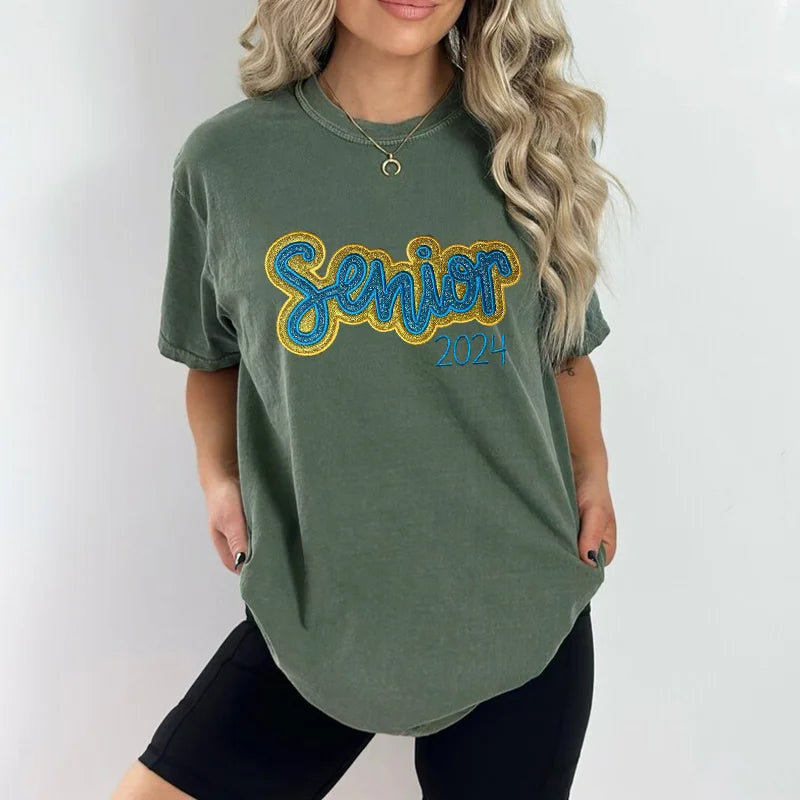 Custom Embroidered Double Glitter Sequined Sweatshirt