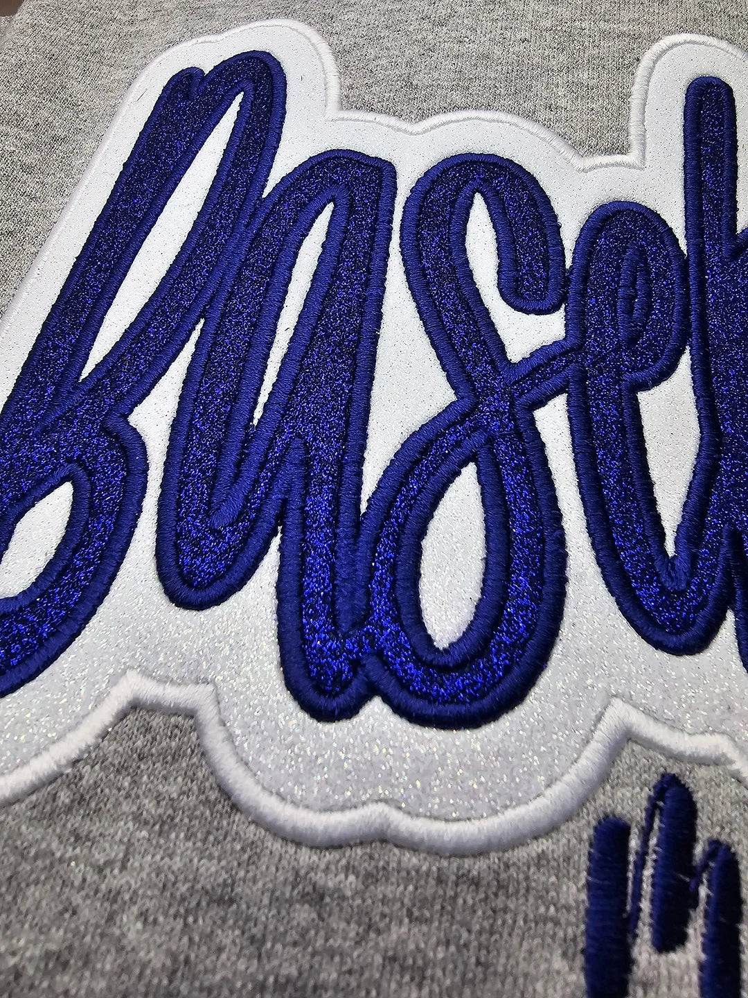 Baseball Glitter Sweatshirt