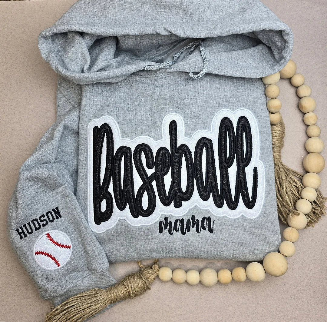 Baseball Glitter Sweatshirt