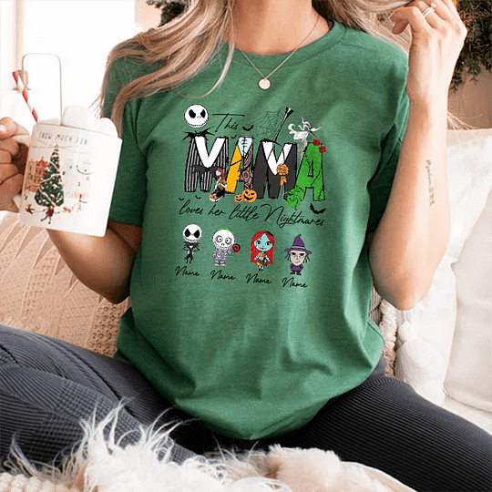 Personalized This Mama Loves Her Little Nightmares Sweatshirt With Kids Names