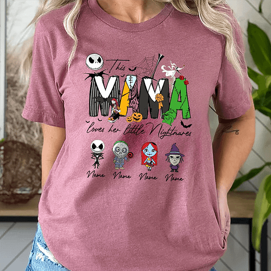 Personalized This Mama Loves Her Little Nightmares Sweatshirt With Kids Names