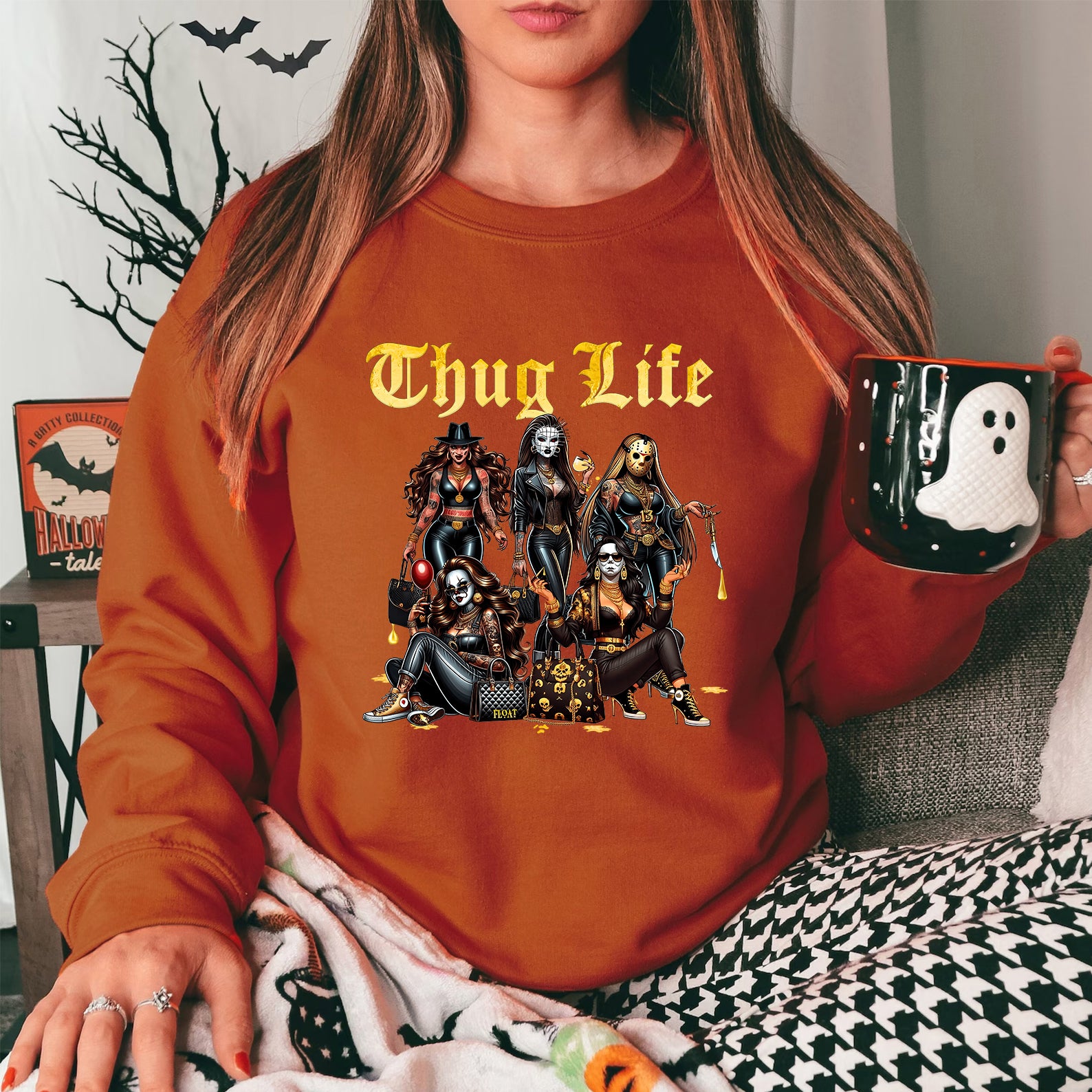 Halloween Vintage Chug Life Comfortable Shirt