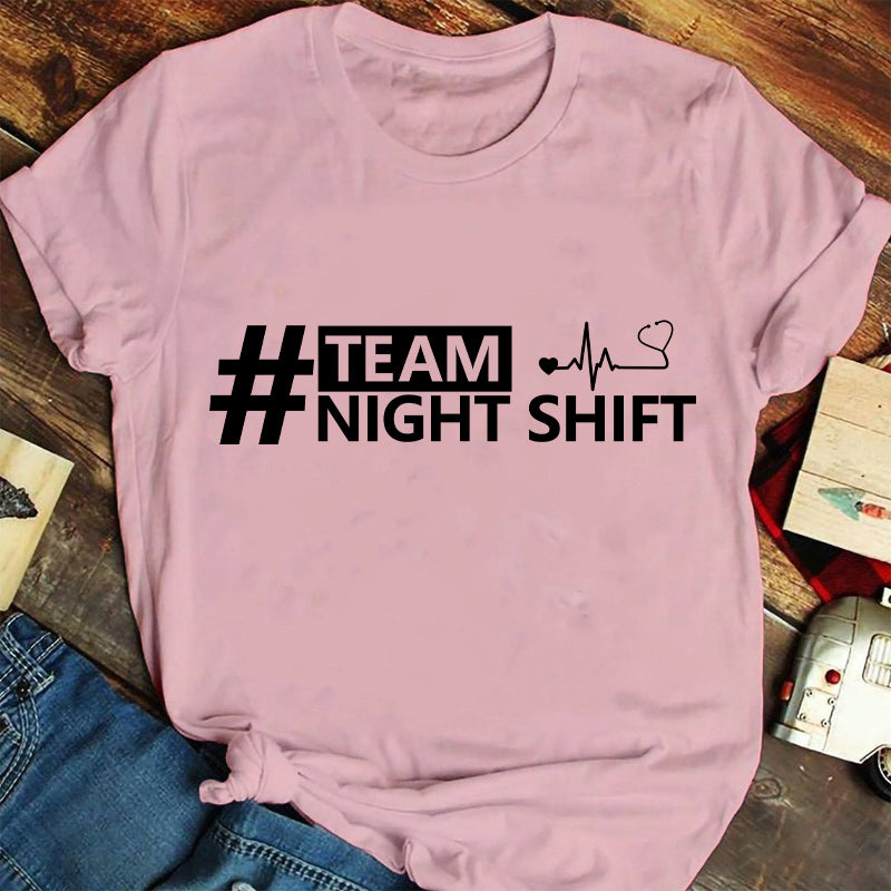 Team Night Shift Nurse T-Shirt