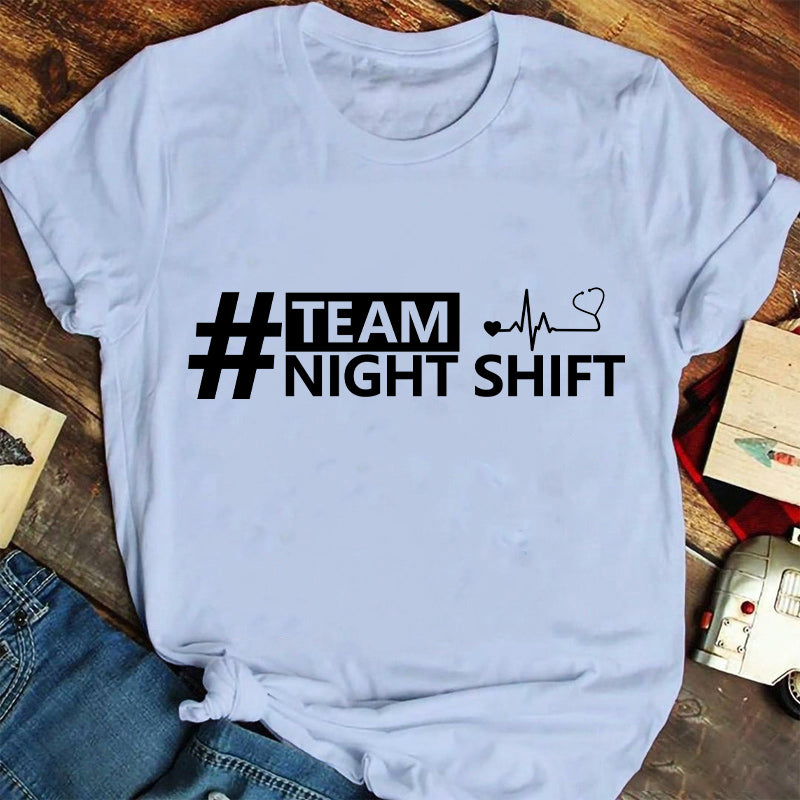 Team Night Shift Nurse T-Shirt