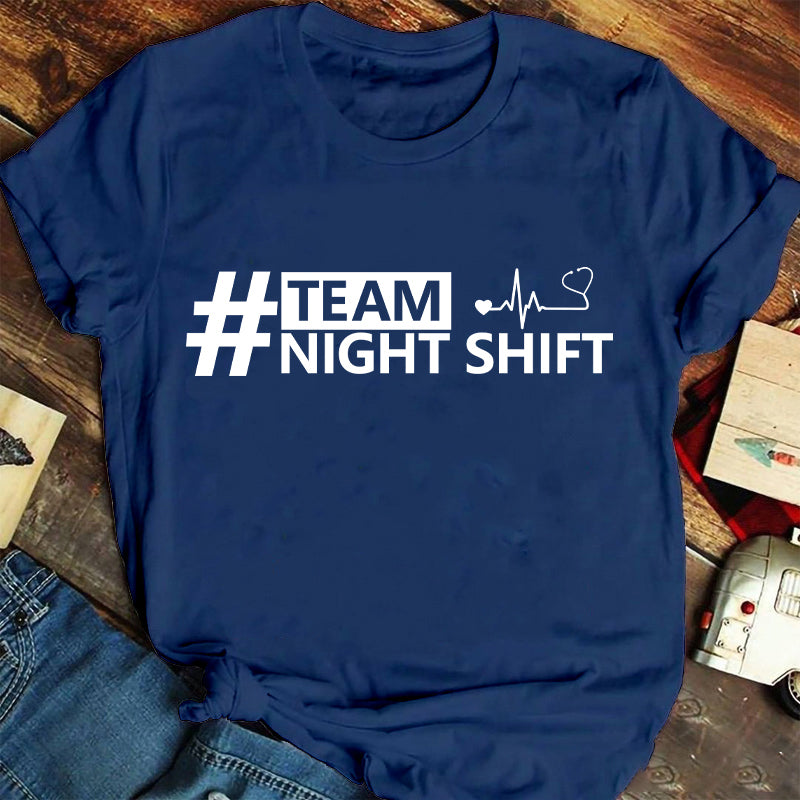 Team Night Shift Nurse T-Shirt