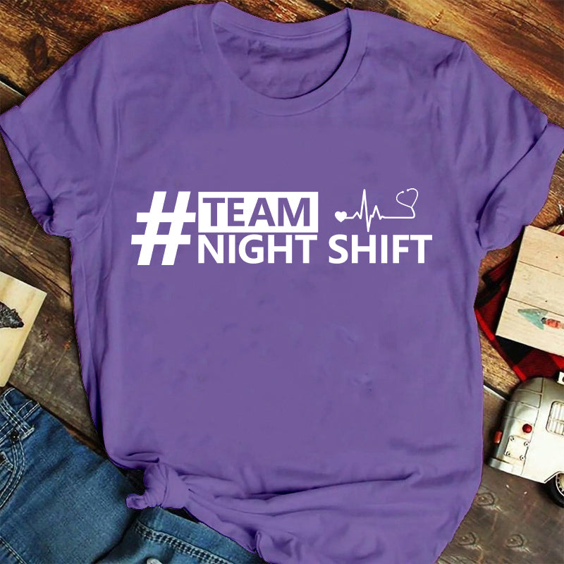 Team Night Shift Nurse T-Shirt