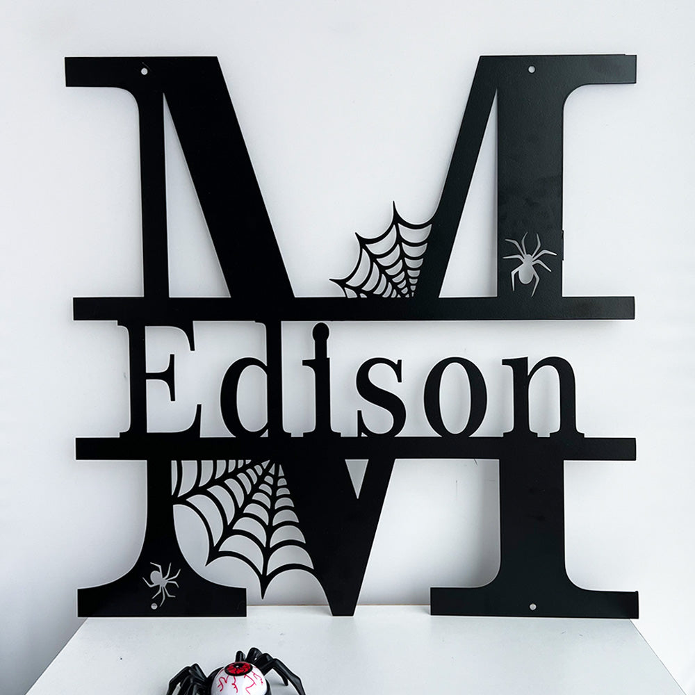 Personalized Halloween Alphabet Letters | Halloween Family Name Sign