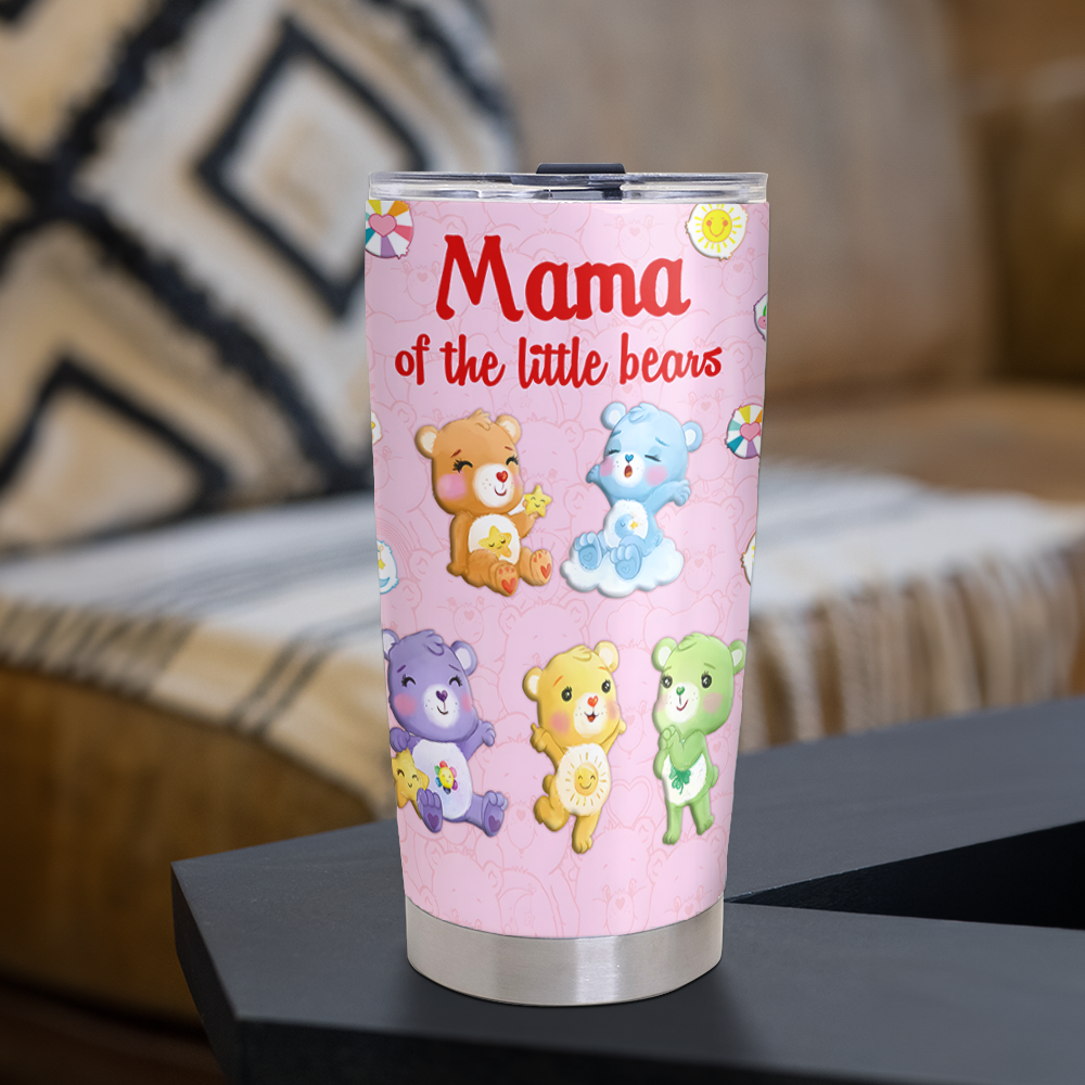 Personalized Mama of the Little Bears Christmas Gifts For Mom 20 OZ Tumbler