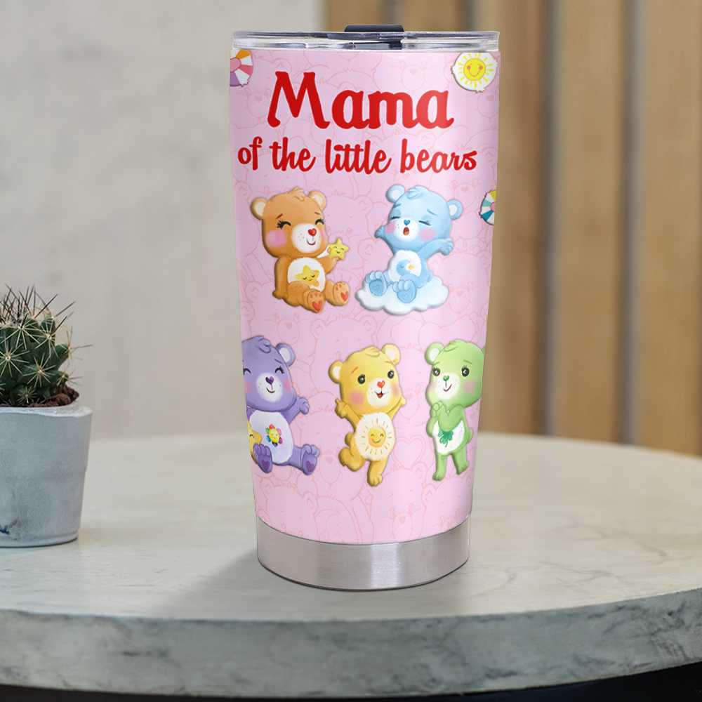 Personalized Mama of the Little Bears Christmas Gifts For Mom 20 OZ Tumbler