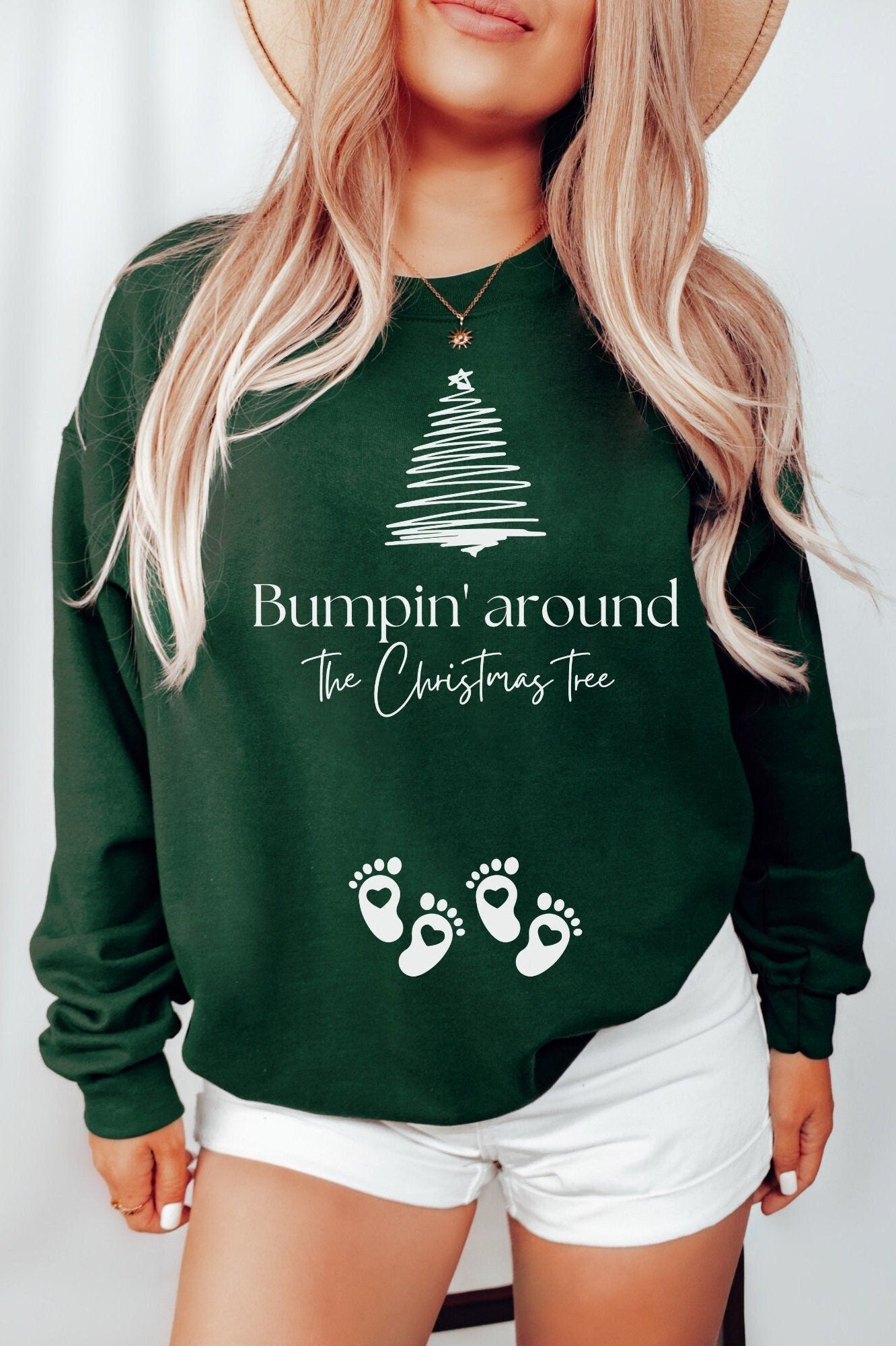 Personalized Bumpin Around The Christmas Tree Sweatshirt