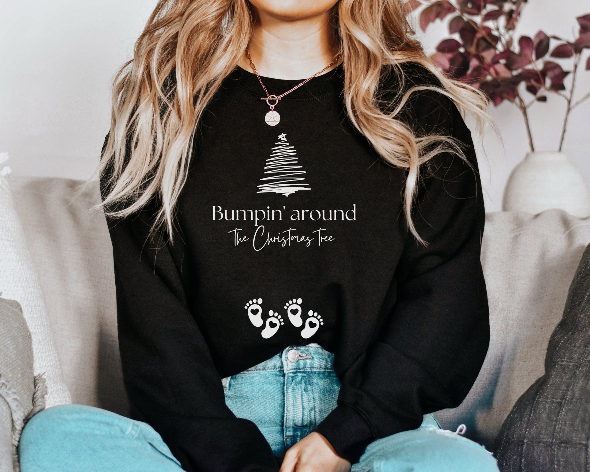 Personalized Bumpin Around The Christmas Tree Sweatshirt