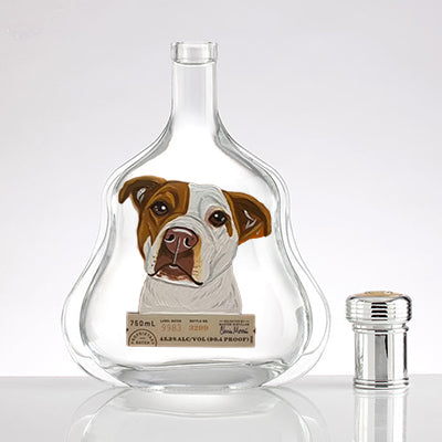 Custom Whiskey Bottles with Pet Portraits