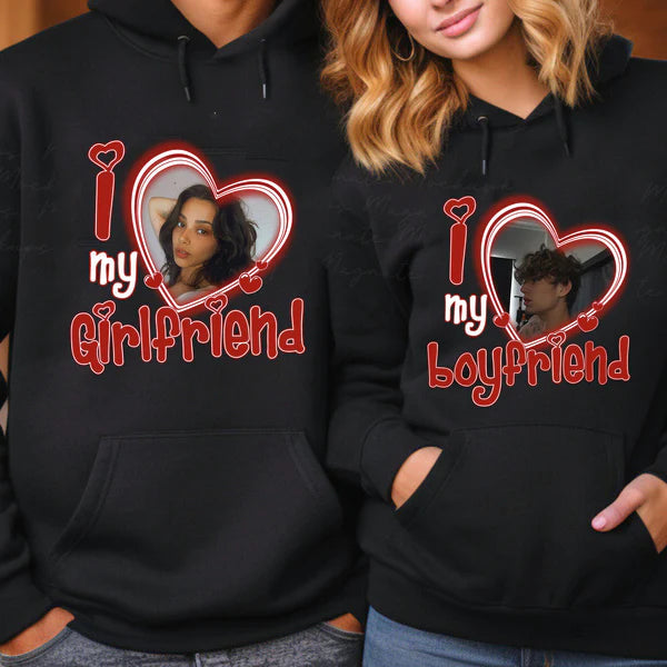 Customized  Boyfriend/Girlfriend Photo Tee💗 Crewneck💗 Hoodie