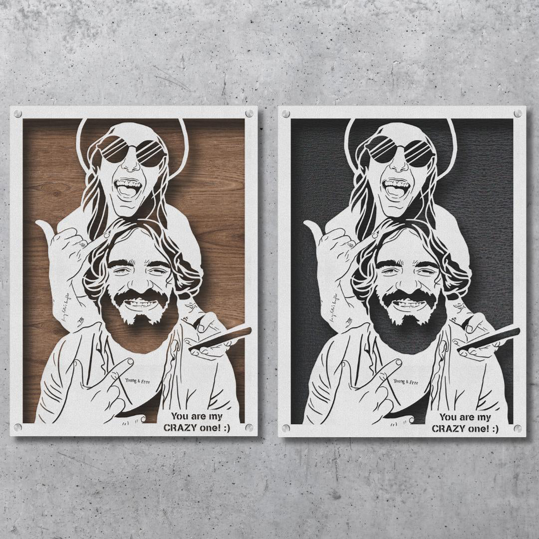 Custom Metal Portrait