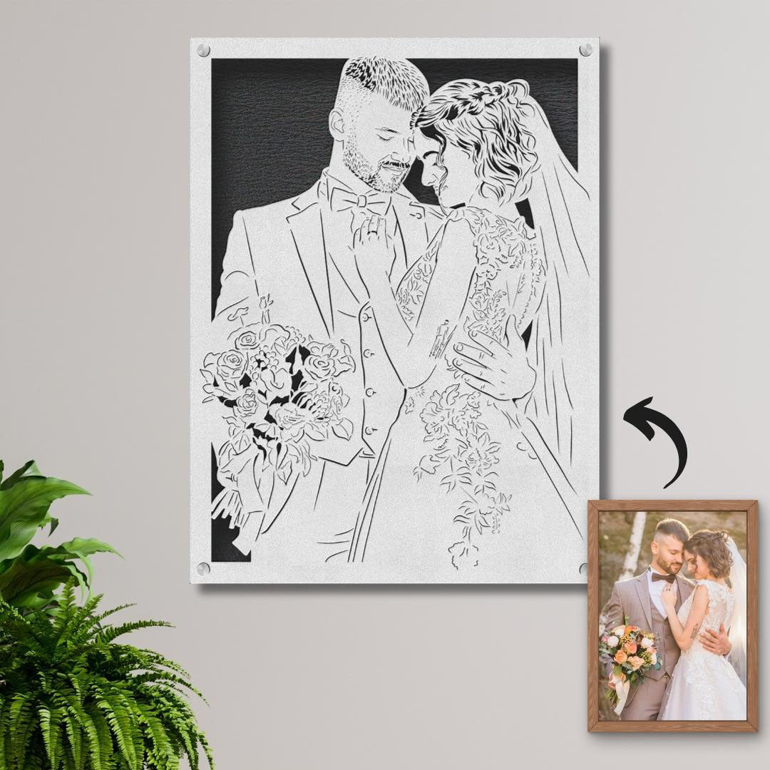 Custom Wooden Portrait