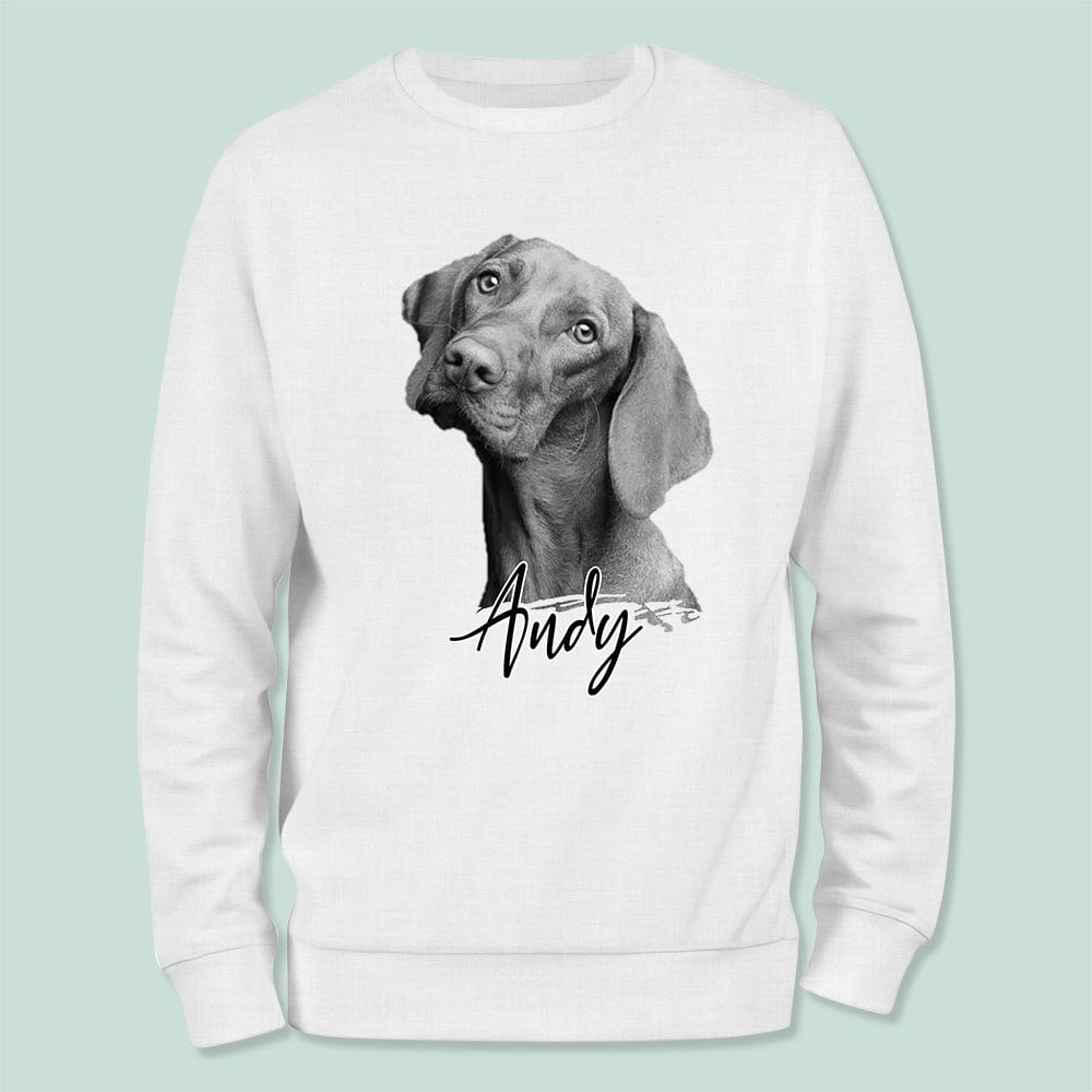 Custom Pet Portrait Dog Sweatshirt