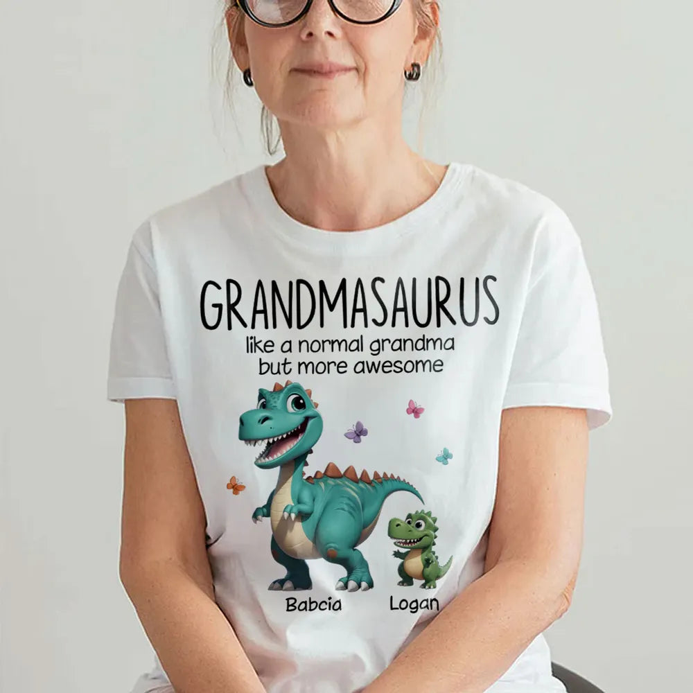 Personalized Grandmasaurus With Kids Names Dinosaurs Sweatshirt