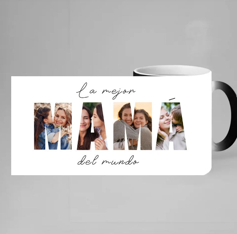 Personalized Mom Color Changing Mug-Gift For Mom, Grandma