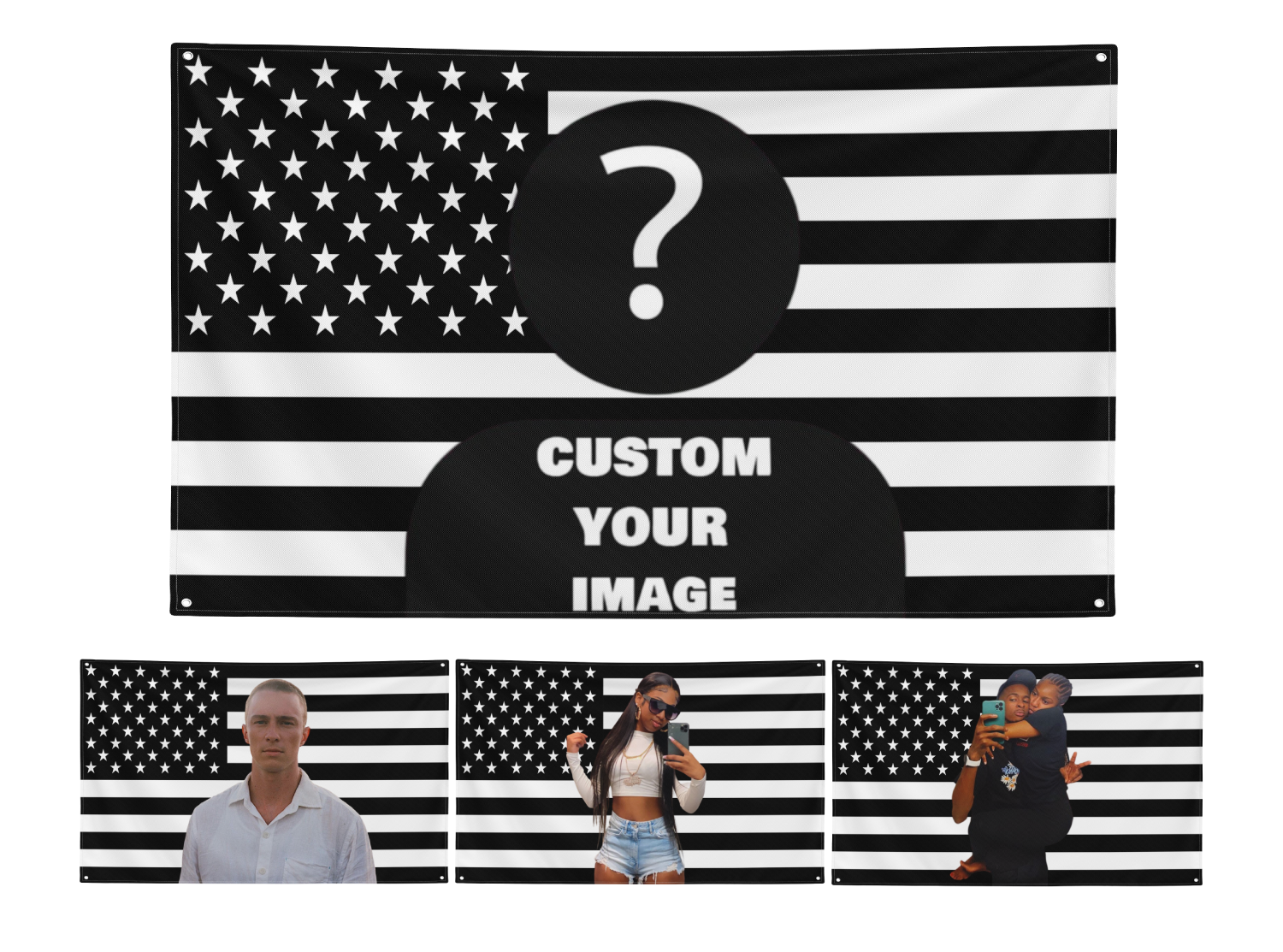 Custom Photo USA Flag