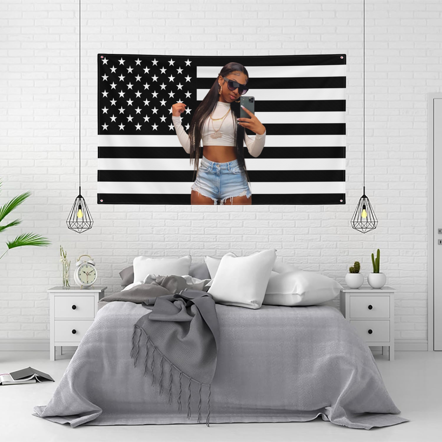 Custom Photo USA Flag