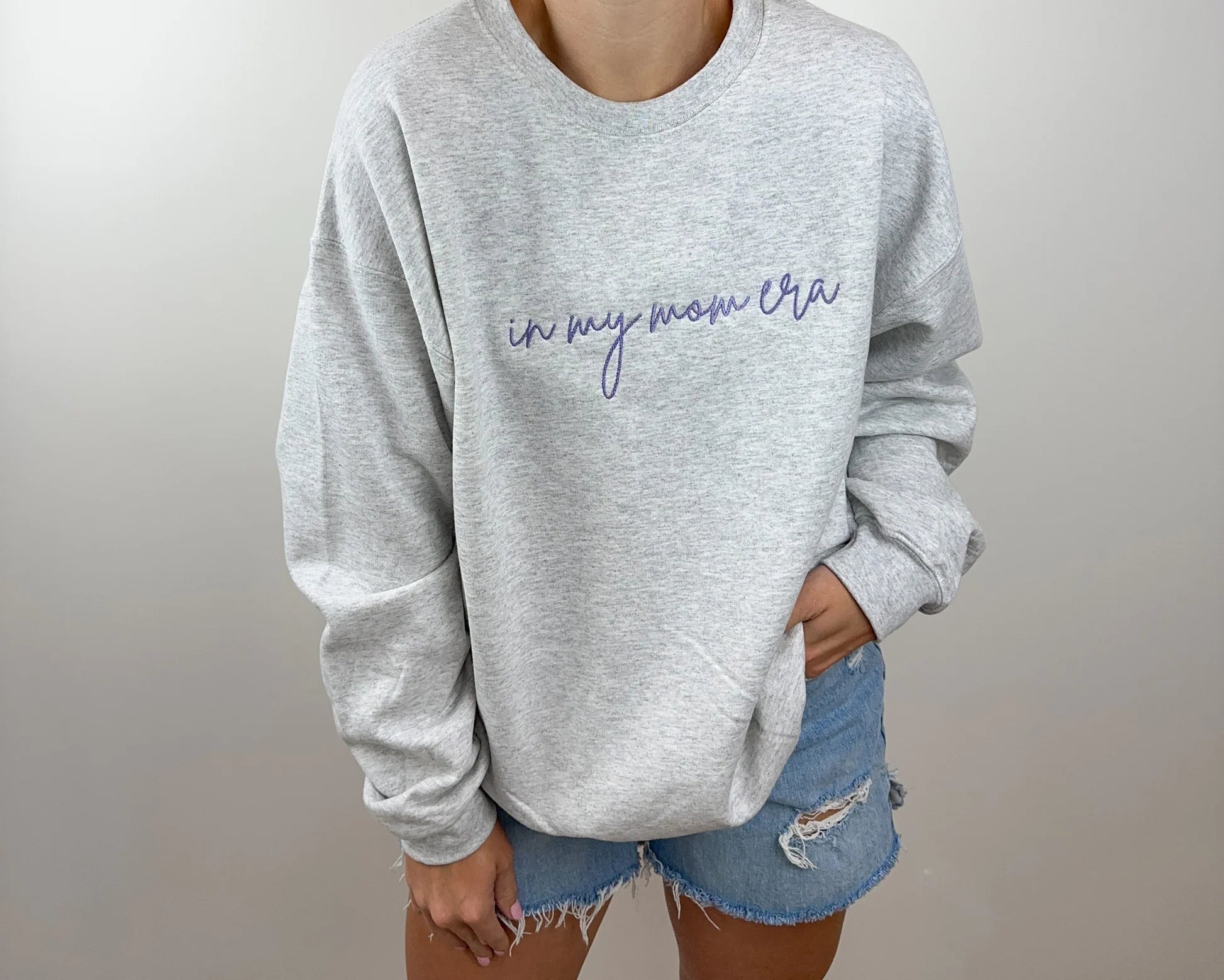 IN MY MOM ERA Embroidery/Printing Sweatshirt - Perfect Gift For Mom