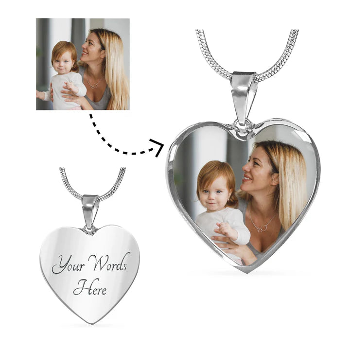 PERSONALIZED HEART NECKLACE