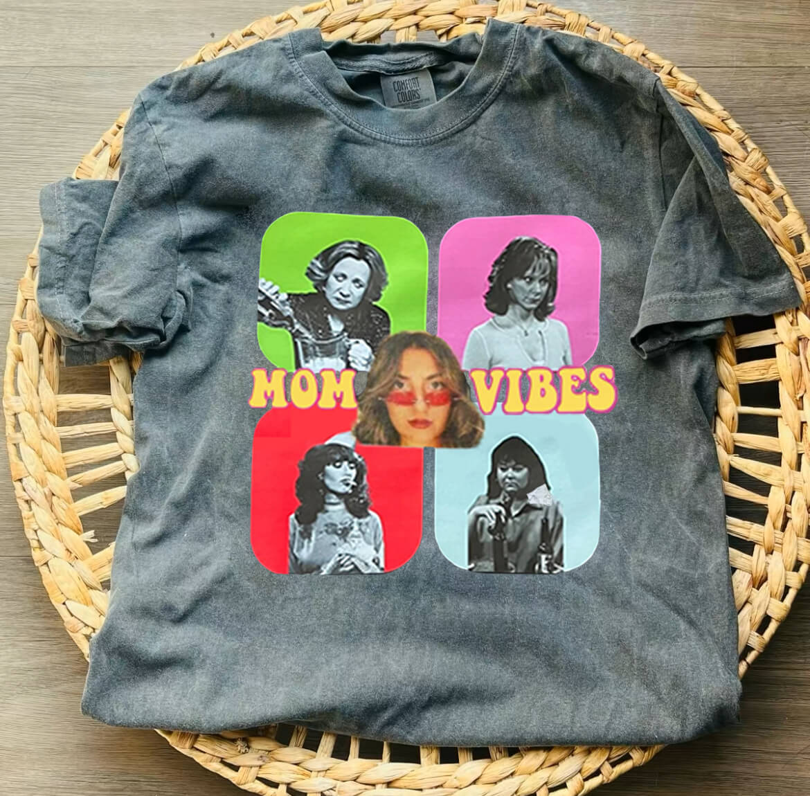 Custom Mom Vibes Vintage Photo Tee💕Sweatshirt💕