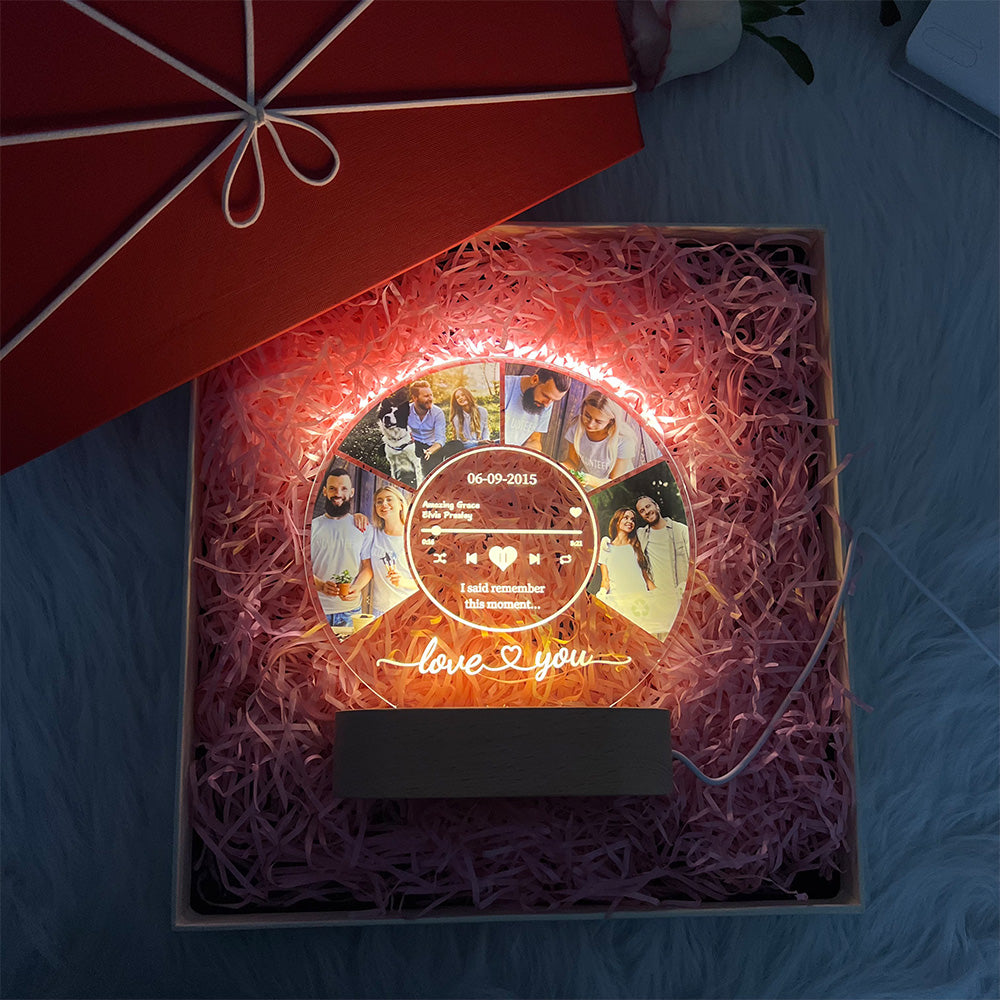 Personalized Photo Night Light Plaque