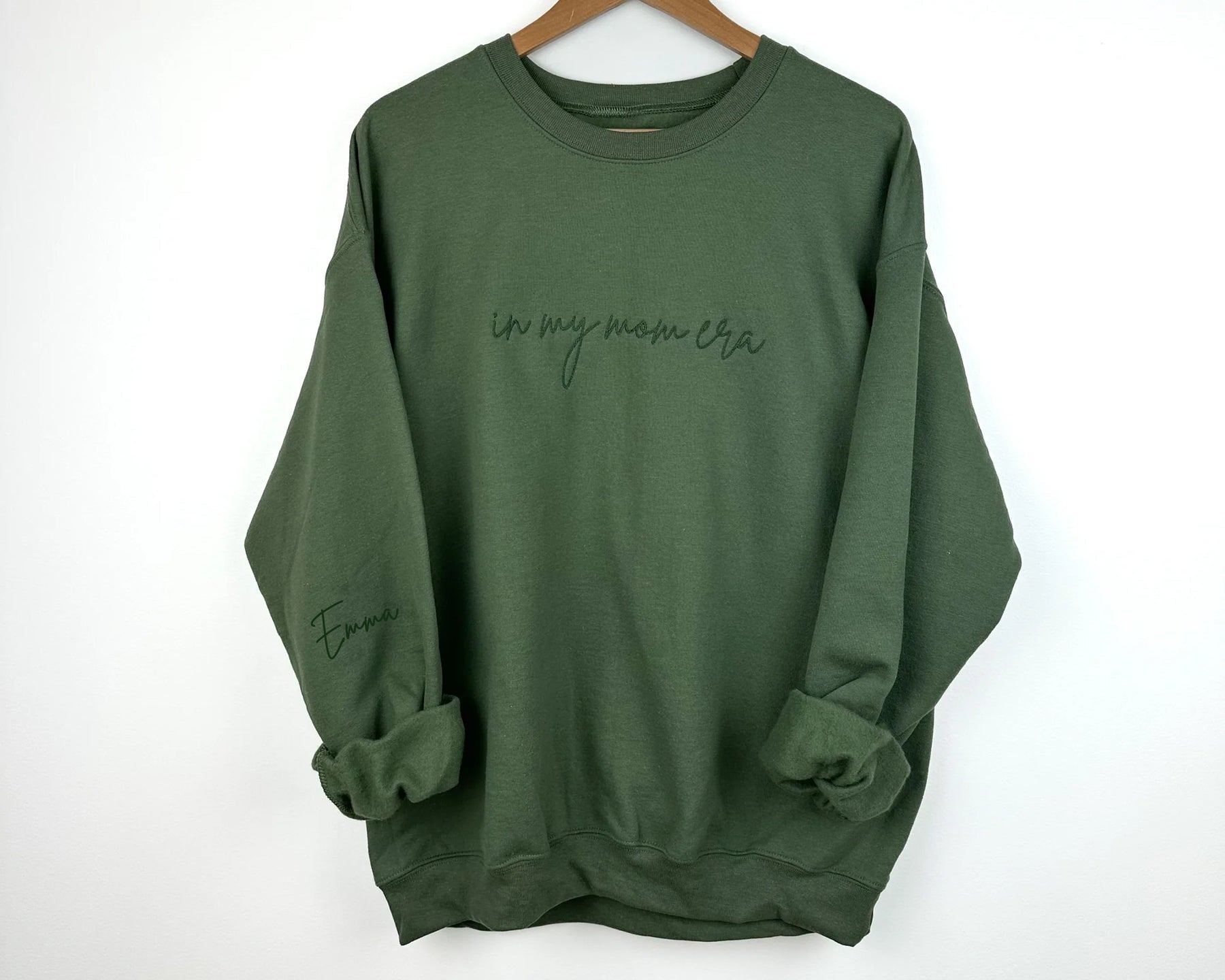 IN MY MOM ERA Embroidery/Printing Sweatshirt - Perfect Gift For Mom