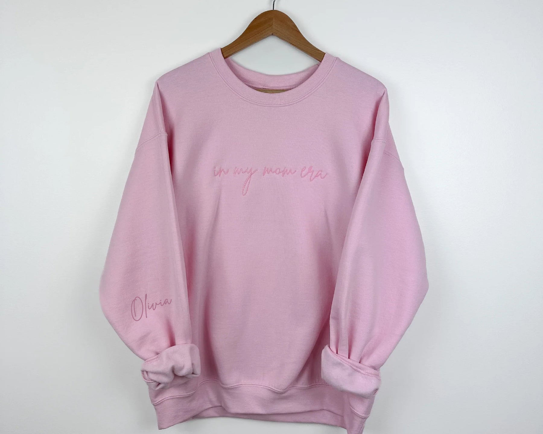 IN MY MOM ERA Embroidery/Printing Sweatshirt - Perfect Gift For Mom