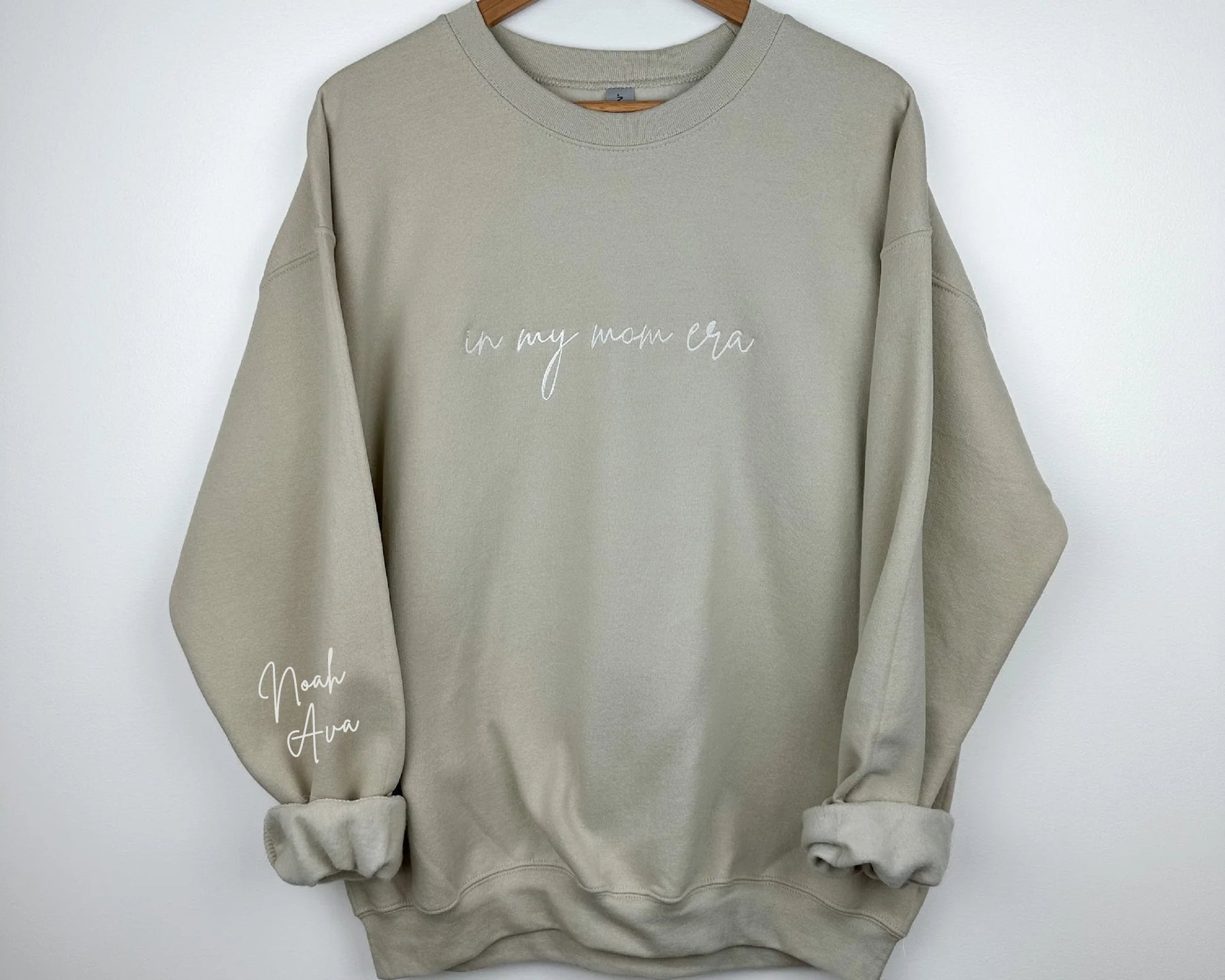 IN MY MOM ERA Embroidery/Printing Sweatshirt - Perfect Gift For Mom