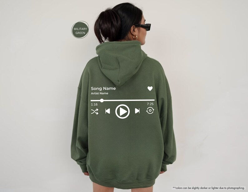 Custom Favorite Song Hoodie/Sweatshirt