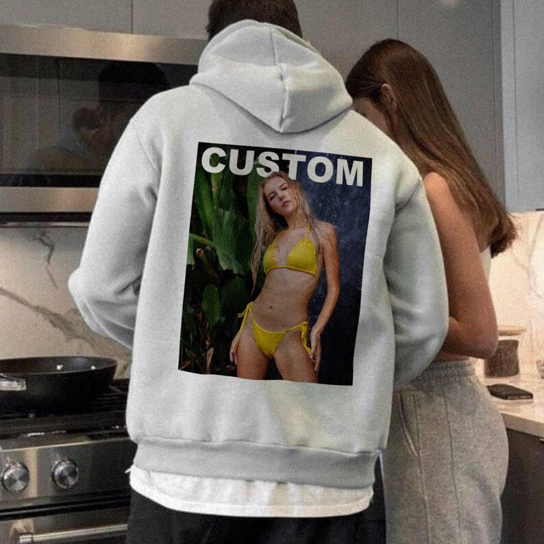 Custom Photo Vintage Hoodie – A Personal Touch to Your Style