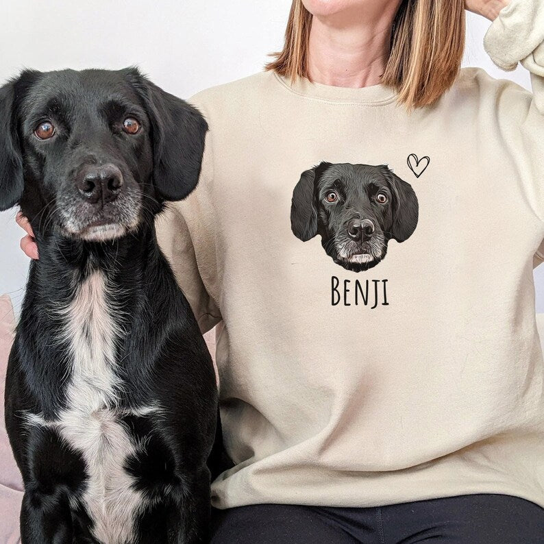 Personalized Pet Sweatshirt, Gift for Pet Lover