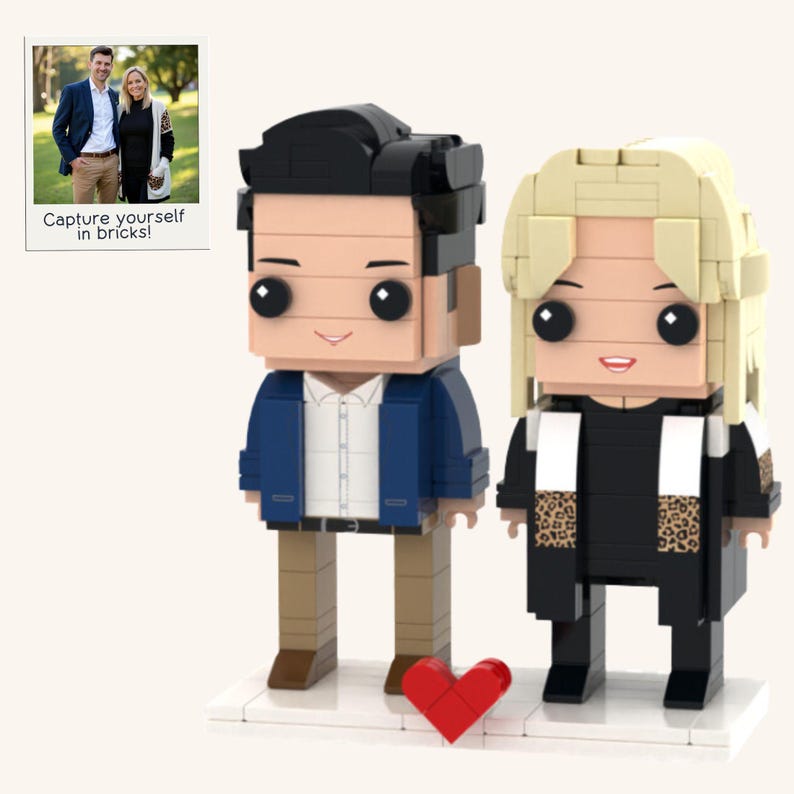 Personalized Brick Minifigures, Customizable Gifts For Boyfriend