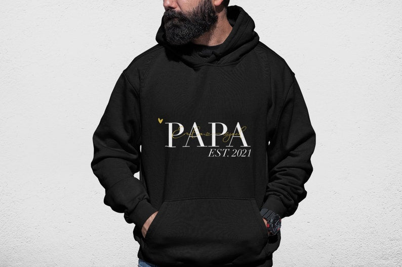 Custom Dad Hoodie with kids names, Personalized Hoodie, Gift For Dad