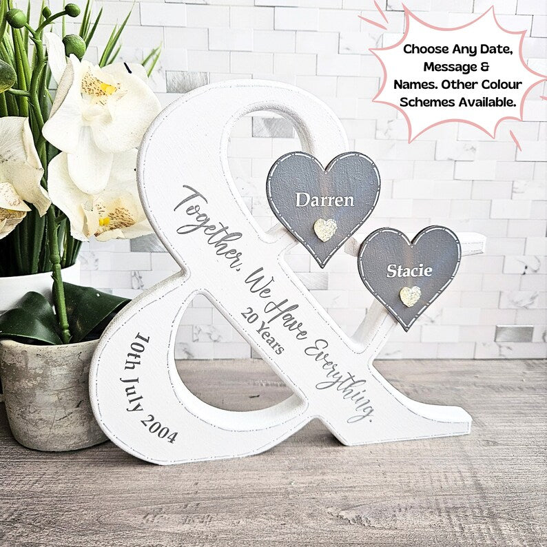 Best Anniversary Gift For Couple/Lover Anniversary Date Sign