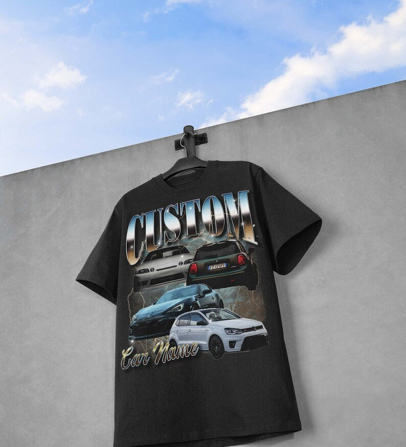 Custom Car Photo Vintage T-Shirts