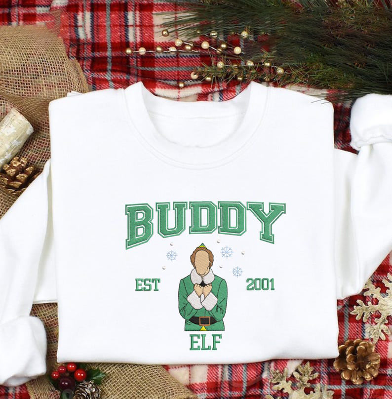 Personalized Christmas Goblin Embroidered Sweatshirt