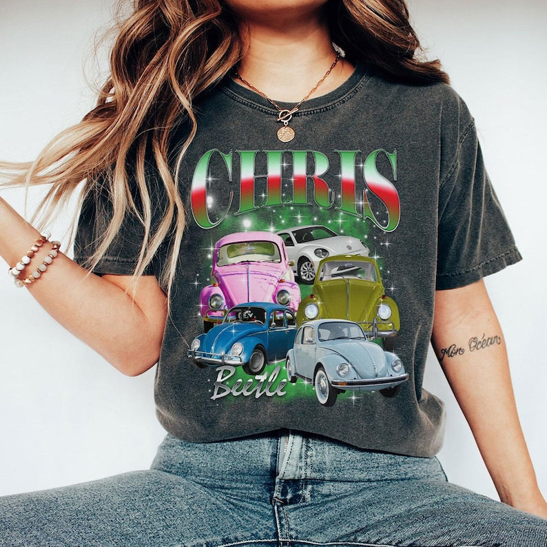 Custom Vintage Classic Car Photo Tee