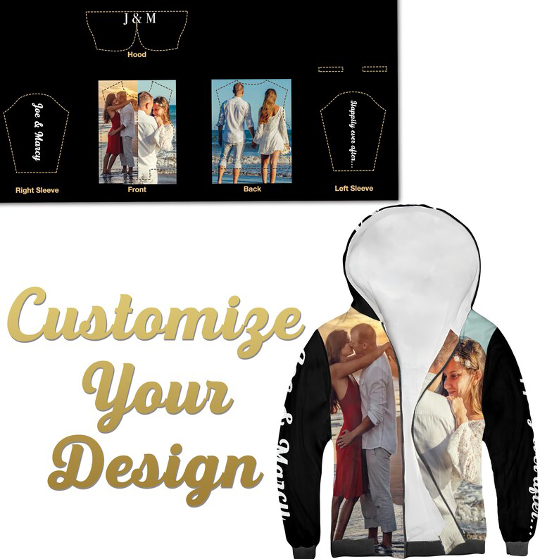 Personalized Full Zip Photo Hoodie